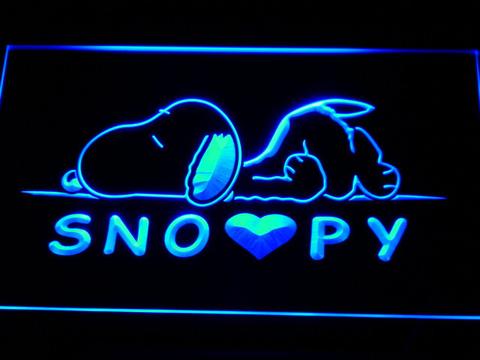 Peanuts Snoopy Heart LED Neon Sign